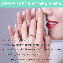 KLONKEE Gold Tone Ring Adjuster, Suitable For Loose Rings, 4/8/12 Pcs Plastic Protector Rings In Different Sizes For Jewelry Adjustment, Unisex Invisible Coil Wrap Style Ring Tightener, Just Insert To Reduce Ring Size Without Resizing - Yellow Ring Adjustment Pad - View 6