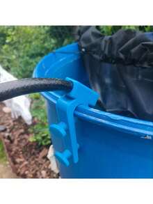 1pc Garden Hose Holder, Bucket Hose Bracket, Easy Installation, Yard Cleaning Assistant, Solves Messy Yard Issue, Sturdy And Durable - A - View 4