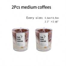 1/2 cái Nến thơm dạng thạch mới (Hương vị: Matcha/Cà phê đá), Trang trí trong nhà, Phù hợp trang trí đám cưới, Trang trí ký túc xá, Ngày lễ Tình nhân, Sinh nhật, Quà tặng gia đình & bạn bè, Trang trí phòng khách & phòng ngủ, Tiệc, Quà tặng Ngày của Cha, Giá đỡ nến, Quà tặng thú vị cho bạn trai/bạn gái, Quà tặng tri ân giáo viên/Quà tặng phù dâu - Nhiều màu - Xem 17