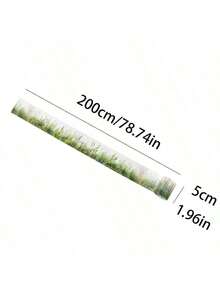 2m/捲 春季花卉和紙膠帶，創意美學貼紙，DIY裝飾拼貼手工用品，節日禮物，個性化剪貼簿學校文具剪貼簿用品學校用品 - 綠色 - 查看 11