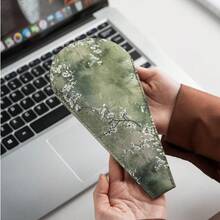 FskesTusks 便携式剪刀盒+剪刀套装,涂层家用剪刀,防粘防锈学生剪刀,手工文具剪刀+剪刀保护套套装 - 青色剪刀套裝 - 查看 8