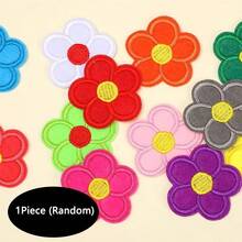 1/12/20pcs Colorful Sunflower Embroidered Patches, Cute Daisy Flower Iron-On Appliques For Clothes, Jeans, Bags & Shoes DIY Decoration, Multi-Color Floral Sewing Badges - Sunflower - View 10