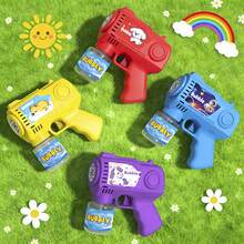 Kids Party Favor Bubble Gun Set, Fun Automatic Bubble Machine, Suitable For Outdoor Birthday Or Wedding Gift Toy, Suitable For Summer Use (Batteries And Bubble Liquid Not Included) - Multicolor - View 2