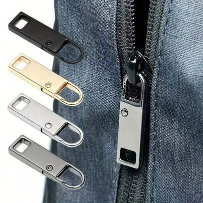 2/5/8 piezas Kit de reparación rápida de cremallera sin herramientas, adecuado para equipaje, chaquetas, mochilas, botas, conjunto de reparación universal extraíble y duradero