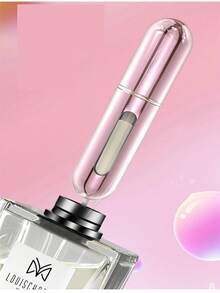 1 chai nước hoa cao cấp đính đá lấp lánh, thiết kế dạng bơm chân không, chai mẫu dưỡng ẩm 5ml, chai xịt mini du lịch đựng mỹ phẩm, chai nước hoa. - Nhiều màu - Xem 5