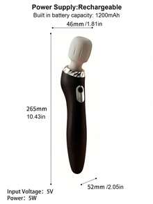 Handheld Vibrating Massage Gun, Fascia Gun, Wireless Full Body Massager, Silicone Massage Heads Suitable For Neck, Back, Shoulder, Waist, Leg And Foot Massage, Suitable For Home, Gym Or Office Use, Also Can Be Used As Holiday Gift - Color - View 3
