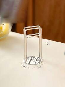 1个304不锈钢土豆捣碎器，婴儿辅食泥制作器，家用捣碎工具 - 銀色 - 查看 8