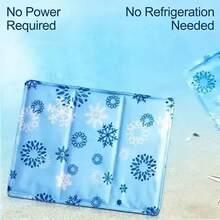 1pc Pet Hydration Cooling Mat, Self-Cooling Gel Pad For Dogs & Cats To Stay Cool In Summer, No Electricity Needed, Foldable For Cages, Beds, Travel, Suitable For Small To Medium Pets - View 6