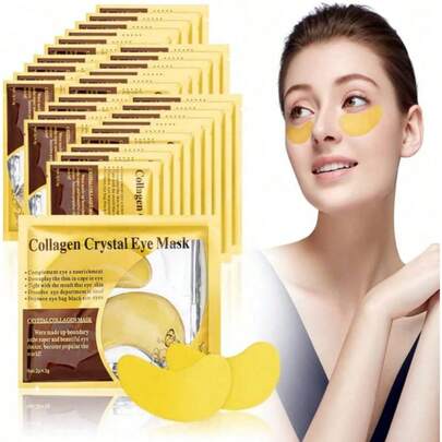 30pcs (15 Pairs) Hydrogel Eye Patches, Reduce Eye Wrinkles And Dark Circles, Suitable For Men And Women, Can Be Used As Gifts For Halloween, Christmas, New Year, Mother's Day, Father's Day, And Valentine's Day (Bride, Eye Mask, Hen Do Bags Fillers, Beauty, Face Mask, Valentine's Day)