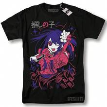 Oshi No Ko Ai Hoshino Shirt Girl Call Of The Night Anime Manga Graphic T-Shirt - 黑色 - 查看 7