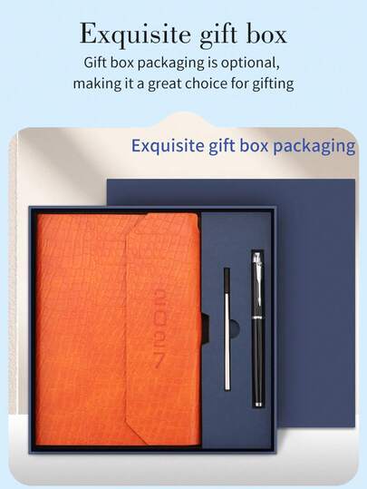 1pc 6.1*8.35inch 200-400 Pages 2027 English Planner, Tri-Fold Magnetic Notebook - Spanish Version Time Management Tool, PU Leather Cover, Magnetic Closure, Ideal For Business Meetings, College Life, Teacher Gifts Or Prizes