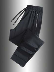 夏季女士速干、柔软、透气跑步、健身、休闲长裤（1件装） - 黑色 - 查看 1