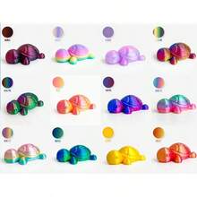 10/20/30PCS Colorful Little Turtle Doll Model Figurines, Sea Turtle, Ocean Animal, Desktop Decor, Decoration, Suitable As Holiday Gift, Stocking Stuffer, Party Favor, Landscape Garden Decoration, Classroom Prize (Random Color) - Multicolor - View 7