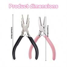 Bộ 1/2 kìm cong, kìm làm trang sức 6 trong 1, kìm làm trang sức chính xác - Dụng cụ uốn và tạo hình cho các dự án thủ công DIY và sửa chữa nhà cửa. - Bộ kìm làm đồ trang sức - Xem 2