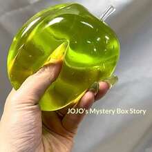 This Crystal Apple Has A Soft Tone, Ultra-Thin Skin, And A Smooth, Supple Texture. It Can Be Used As A Squeeze-Type Stress Ball As Well As A Tactile Sensory Toy. It Is Perfect For Placing On An Office Desk And Also Makes A Wonderful Stress-Relieving Office Gift. - Multicolor - View 8