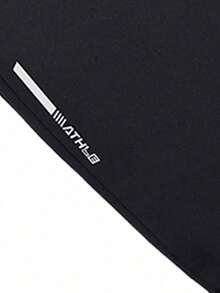 Men's Sports Pants, Quick-Dry Outdoor Casual Drawstring Sweatpants, Elastic Waist - Black - View 5