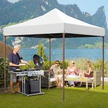 10x10 Up Canopy Tent Heavy Duty With 4 Sidewall, Outdoor Gazebo - 1 - View 4
