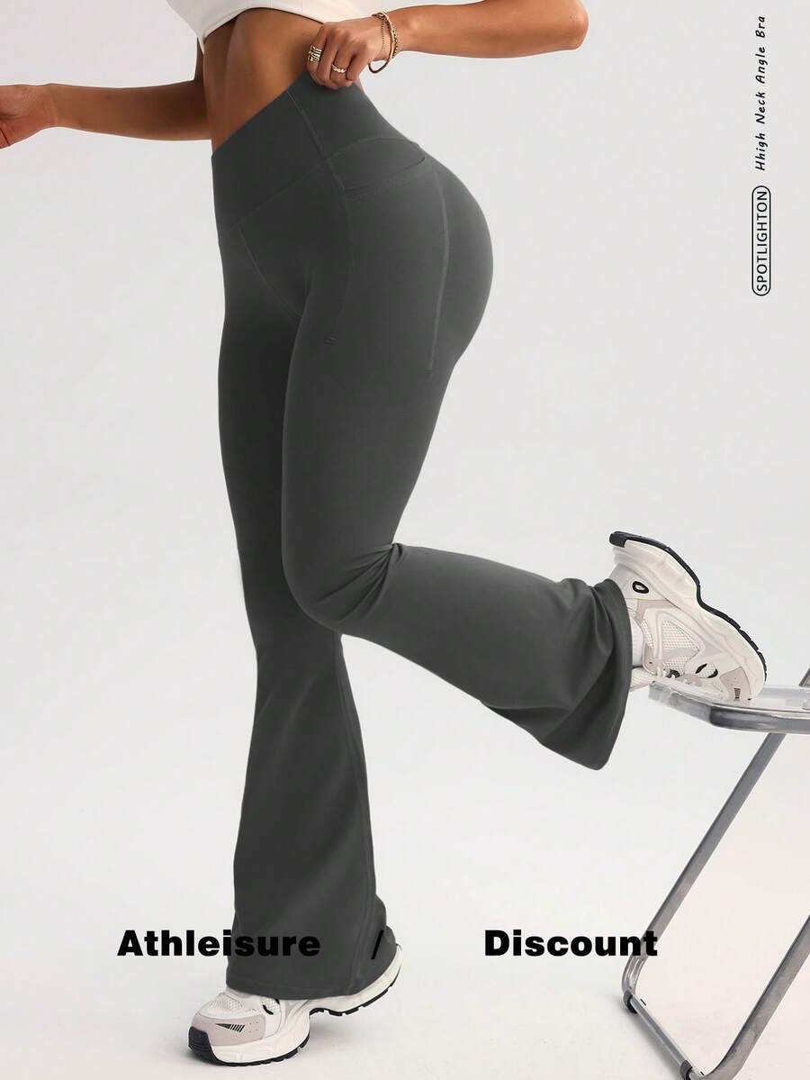 Quần legging thể thao nữ mùa đông lót lông cừu mềm mại, cạp cao, bản rộng giúp định hình vòng ba, ống loe, có túi bên hông, giữ ấm vùng bụng, cạp cao ôm sát, quần yoga ống loe có túi, quần thể thao ôm dáng mùa đông, quần tập thể dục tôn dáng, quần legging thể thao nữ mùa đông lót lông cừu cạp cao có túi.