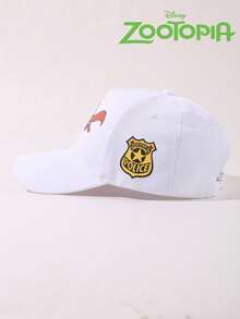 Disney "Zootopia" Nick And Judy Adjustable Baseball Cap, Rabbit And Fox Print, Adult Y2K Outdoor Sun Protection Accessory, Sports & Daily Wear Golf Hat,Summer,Beach,Holiday,Travel - Multicolor - View 4