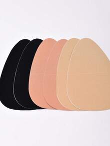 2/4 Pairs Teardrop-Shaped Lift Breast Petals, Suitable For Large Bust, Invisible Breathable Nipple Covers, Anti-Slip Lift And Enhance Bust, Can Be Trimmed As Needed - Multicolor - View 8