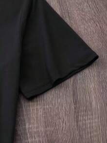 Camisetas masculinas - Preto - Ver 3