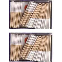 Apan Tootpick Flags. 200 Small Mini Cupcake Cocktail Sticks And Picks 200  Picks 1.5" X 1" Flags 2.5" Wooden Sticks - Red White Green - View 2