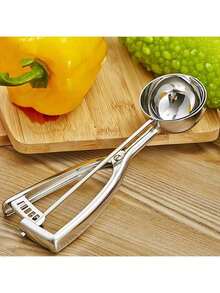 1 cái/3 cái Muỗng múc kem bằng thép không gỉ, Muỗng múc kem, Dụng cụ nhà bếp, Muỗng múc trái cây, Muỗng tráng miệng - Nhiều màu - Xem 4