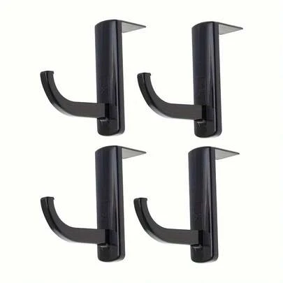 1/2/4个装 - 基础款耳机挂钩，专为网吧展示设计，采用强力粘胶，可悬挂耳机。这款收纳架有助于整理卧室、书房、宿舍和办公室的空间，实用挂钩。