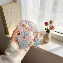 Dreamy Star Decoration Data Cable Protector, Compatible With 18/20W Charger Protective Case, Data Cable Protective Rope, Anti-Bite Device Cable Protector, Charger Accessories, Phone Accessories - Multicolor - View 3