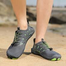 Water Shoes For Men Women, Non-Slip Comfortable With Drain Holes, Size 35-46, Perfect For Beach, Vacation, Creek Walking And Fishing - Dark Grey - View 4