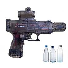 1pc New High-Capacity Continuous Spray Water Gun, Great For Water Play, Interaction, Family Fun, Perfect Gift For Friends, Birthday, Party, Pool And Beach Activities - Multicolor - View 10
