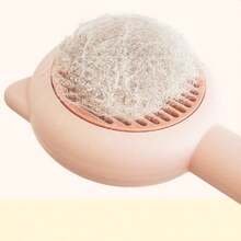 新款猫咪洗澡按摩宠物漂浮式毛发梳狗狗美容脱毛自清洁梳宠物通用用品 - 彩色 - 查看 7