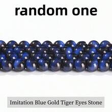 Colorful Tiger Eye Agates Stone Beads Round Loose Spacer Beads For Jewelry Making DIY Bracelet Necklace - Multicolor - View 16