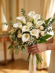 1/10/20 Stücke künstliche Calla Lilie, für Hochzeiten, französischer Stil Heimdekoration, Hochzeitsarrangements, Kerzendinner, Weihnachtsfeiern, Tischzentrum Dekorationen, Außengarten Dekorationen, auch als Einweihungsgeschenke, Hochzeitsgeschenke, Jahrestags-Geschenke, Geburtstags-Geschenke, Muttertags-Geschenke verwendbar - Verschiedenfarbig - Übersicht 9