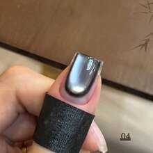 MISS MIANEL 黑色指甲冬季熱門白色亮面玻璃珠8色月光貓眼凝膠指甲油2026新款美白粉色藍色指甲油藍色指甲美甲適用於手指甲和腳趾甲法式美甲適用於沙龍和DIY使用紫色綠色可愛指甲 - 彩色 - 查看 22