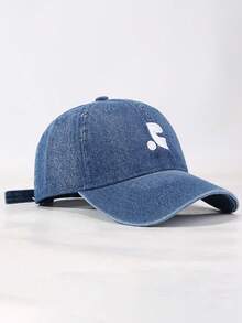 Mũ lưỡi trai unisex điều chỉnh được, có thêu họa tiết, phù hợp cho trang phục thường ngày, mùa hè, đi biển. - A - Xem 9