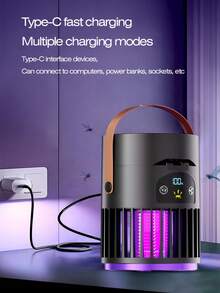 Multi-Function Camping Light, Mosquito Repellent Light, Mini Fan, Night Light, Electric Mosquito Killer, Outdoor Lighting, Atmosphere Lamp, Mosquito Trap - Multicolor - View 10
