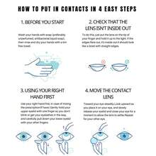 AMARA 1 Pair 14.0mm Small-Diameter Natural-Looking Contact Lens, Gray Color Contact Lens, Yearly Use - OMG-gRAY - View 7