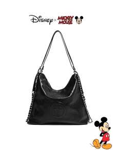 Disney Officially Licensed Mickey Mouse Print Fashionable Casual Women's Tote Bag And Backpack - Large Capacity Adjustable Strap, Business & General Use, Autumn/Winter, Women's New Year Gift - Multicolor - View 4