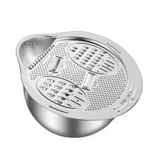 1pc Commercial Grade Stainless Steel Colander Basket - Large 5.5 Quart Heavy Duty Food Strainer Basket, Rust-Resistant, Dishwasher, Suitable For Pasta, Vegetables, Fruits - Home And Restaurant Kitchen Tool, Catering Supplies | Commercial Grade Kitchen Goods | Rust-Proof Material, Pasta Drainer - Multicolor - View 12