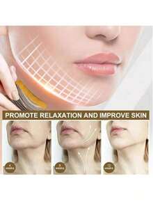 1支淋巴塑形面部及身体按摩刷，淋巴引流按摩器，适用于面部、下巴和下颌线塑形，符合人体工程学设计，精准贴合肌肤，便携式美容工具（持续使用效果更佳），美容、护肤、水疗、自我护理、护肤工具、面部护理、美容师用品、按摩、面部按摩工具 - 粉色 - 查看 10