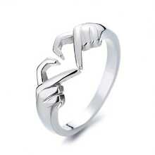 2pcs Creative Versatile Heart Rings - Random Color - 3D Openable Design - Minimalist Alloy Finger Rings - Unique Design Sense High-End Rings - Suitable For Gifting To Mothers And Loved Ones - Mother's Day Jewelry Rings - Multicolor - View 7