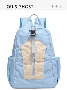 Esta mochila multifuncional es un artículo esencial para estudiantes que se desplazan, viajes a corta distancia y compras diarias. Disponible en 4 colores, cambia fácilmente entre estilos frescos, retro, minimalistas y al aire libre. Diseño de almacenamiento multicapa, práctico y totalmente funcional. - Multicolor - Ver 15