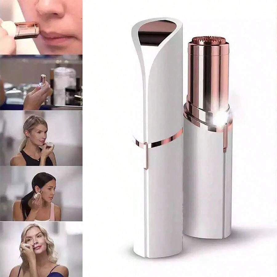 电动面部脱毛器,无痛胡须修剪器,脱毛器,迷你剃须刀,女士脱毛器,女士面部脱毛器,迷你无痛LED面部剃须刀,便携式电动剃须刀,旅行必备,最佳礼物,女士之选,日常必需品,节日礼物 - 多色 - 查看 1