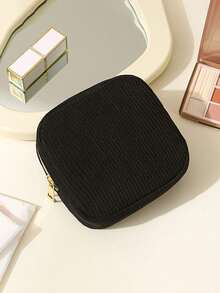 Cute Mini Bow Zipper Cosmetic Bag, Multi-Color Sanitary Pad Storage Pouch, Women/Girls Portable Toiletry Organizer Bag For School, Work, Travel, Cruise, Beach, Holiday - Essential Accessory - Multicolor - View 22