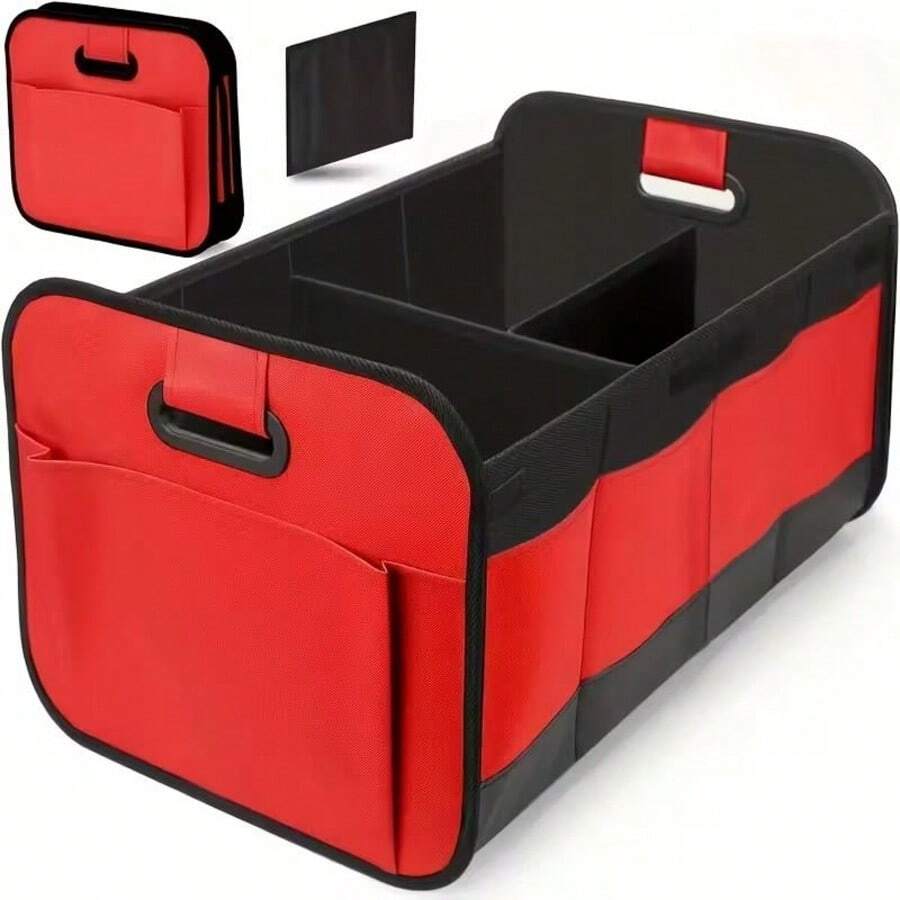 Large Capacity Foldable Car Trunk Storage Box - Made Of High-Quality Oxford Cloth, Spacious Interior, Portable Design, Suitable For Road Trips And Daily Commuting - Trunk Storage - View 1