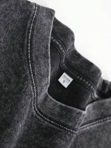 Men's Casual Crew Neck Sleeveless Washed Vest, Made Of 100% Cotton, Perfect For Summer Vacations.  Features A Stylish Print And Y2K Street Style. - 黑色S2 - 查看 3