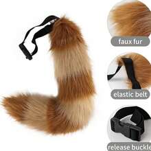 Đuôi cáo giả lông thú chân thực - Đuôi động vật sống động như thật dành cho cosplay - Xem 2