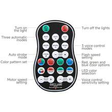 ضوء كرة الديسكو المتحكم ب- DMX512 والموسيقى، إضاءة مسرح الحفلات، أرضية الرقص الداخلية، حفلات الأعياد والمهرجانات، بار الكاريوكي، حفلات الزفاف، مصباح الأجواء - مشاهدة 13