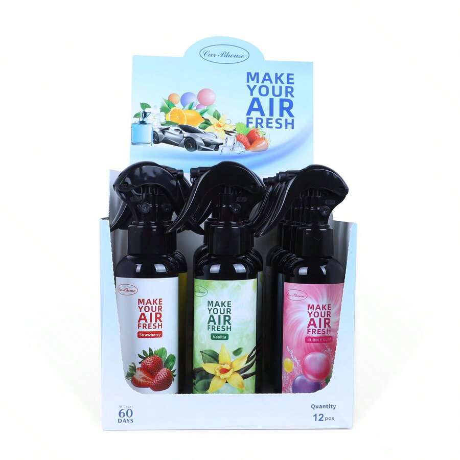 汽车除臭喷雾 高效汽车异味去除剂 清洁用品 适用于轿车、卡车 紫外线汽车空气清新剂 - A - 查看 1